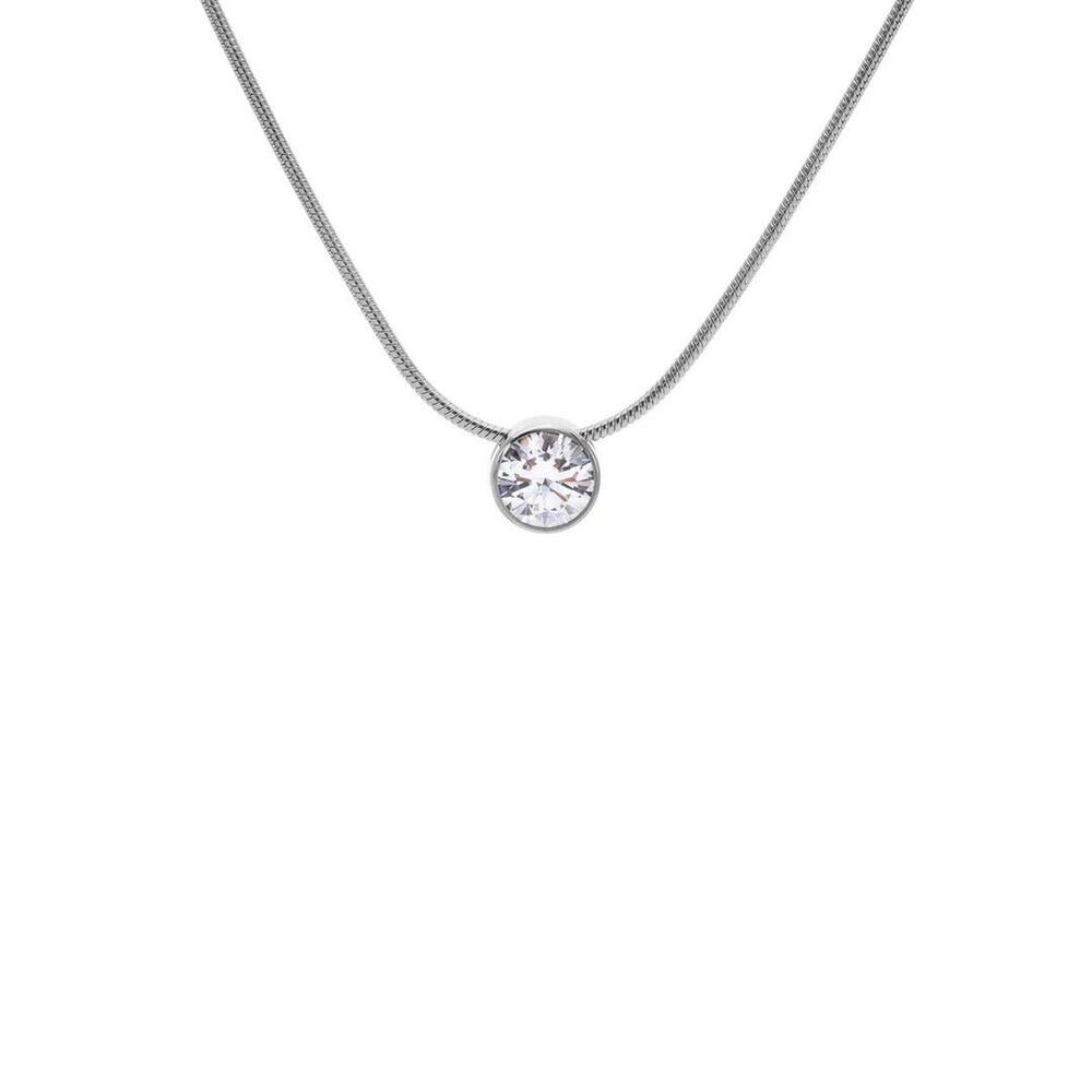 B.Tiff 1 ct Solitaire Pendant w/ 16” Chain ($100 Retail)